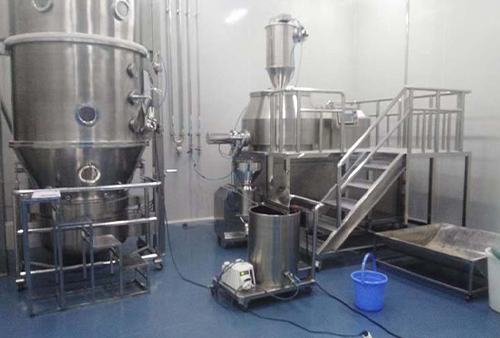 2-High-shear-mixer-granulator-and-fluidized-bed-production-line-installed-in-UK