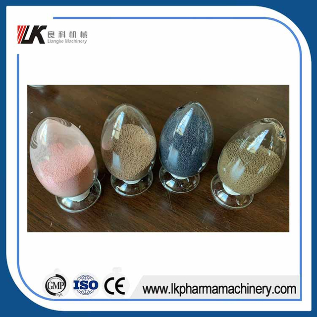 FG-300 fluid bed dryer machine with top spray